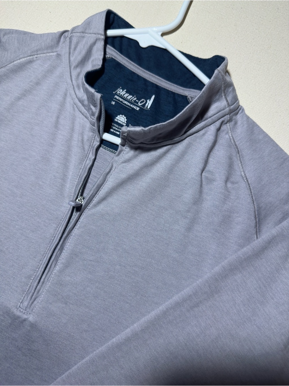 Johnnie-O Boys Quarter-Zip Lightweight Sweater - Heather Gray